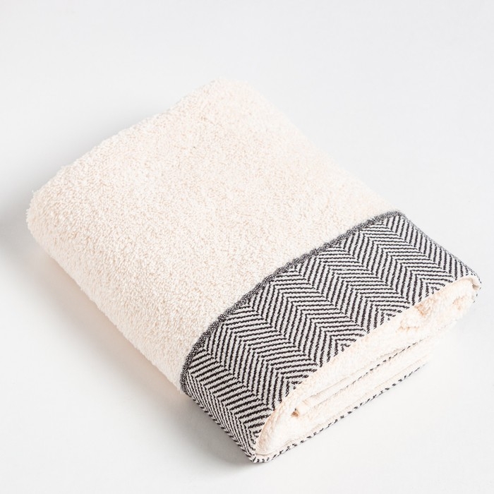 Полотенце махровое Love Life &laquo;Бриз&raquo; 30х50 см, чёрный