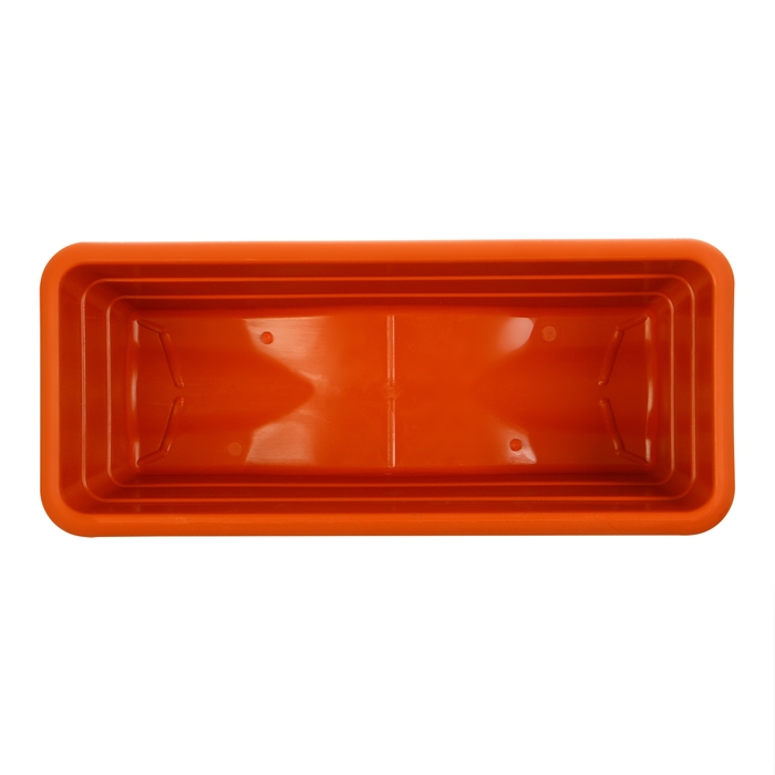 Ящик для цветов, 40 &times; 17,5 &times; 13,5 см, 6 л, цвет терракот