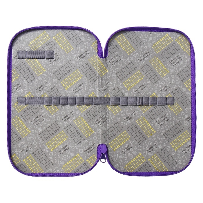 Пенал 3 секции, 125 х 205 х 55 мм, Calligrata 30П26/3 "Сиба", ламинированный картон