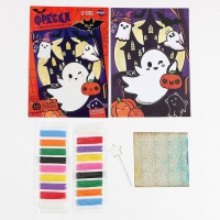 Фреска на хэллоуин &laquo;Привидение&raquo;, 9 цветов песка, набор для творчества