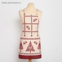 Фартук  "Доляна" Merry Christmas 60х65см, 100%хл, рогожка 164 г/м2