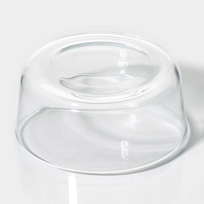 Контейнеры стеклянные с крышкой Доляна «Коралл», 390/530 мл Контейнеры стеклянные с крышкой Доляна «Коралл», 390/530 мл