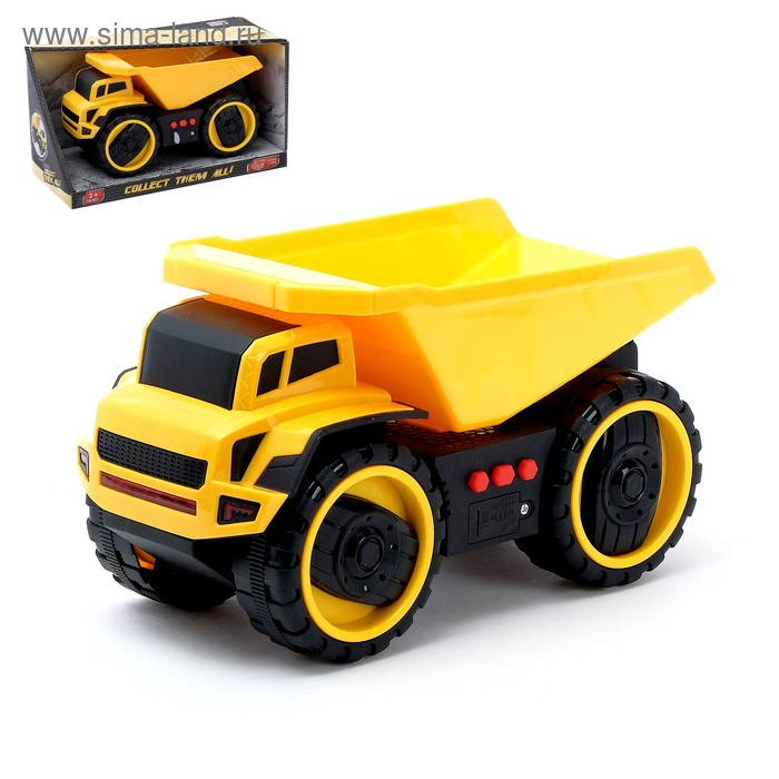 Грузовик инерционный &laquo;Карьерный самосвал&raquo;, световые и звуковые эффекты