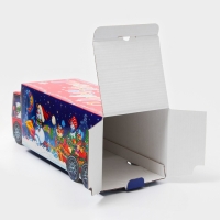 Новый год. Подарочная коробка Новогодняя Фура "Праздничный путь" с анимацией 36 х 11,5 х 11 см. Новый год. Подарочная коробка Новогодняя Фура "Праздничный путь" с анимацией 36 х 11,5 х 11 см.