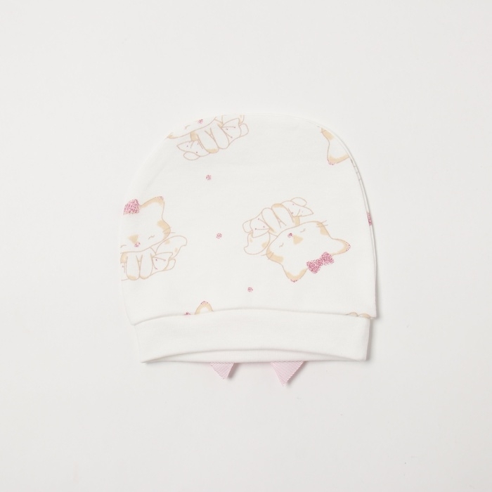 Комплект детский, цвет белый/розовый, рост 62 см