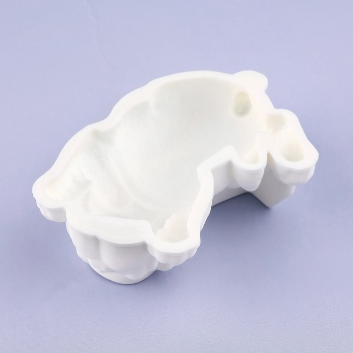 Молд &laquo;Пёсик&raquo;, силикон, 9,5&times;7&times;3,2 см, цвет белый