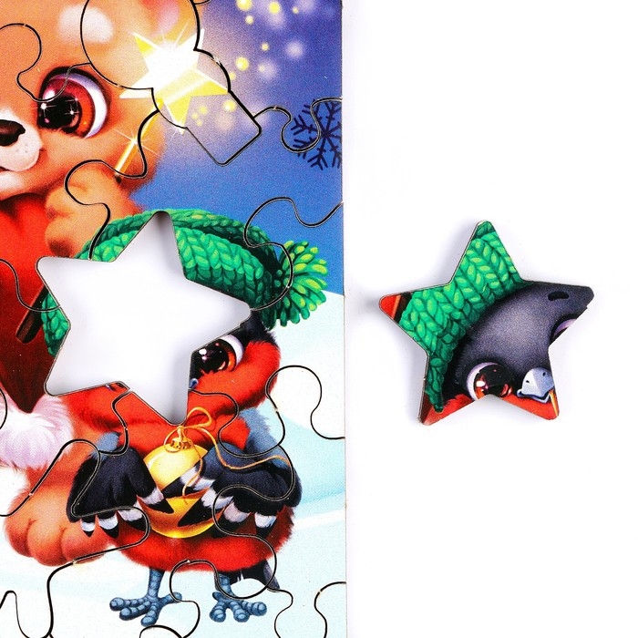 Деревянный пазл &laquo;Новый год! В ожидании праздника&raquo;&lrm;