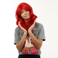 Карнавальный парик &laquo;Аниме&raquo; огненно-рыжий