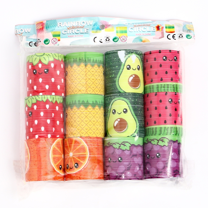 Пружинка &laquo;Фрукты&raquo;, виды МИКС