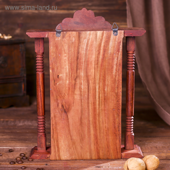 Ключница "Замок" дерево 29х22х6,5 см