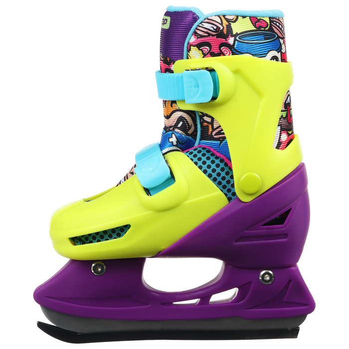 Коньки детские раздвижные ONLITOP &laquo;Комиксы&raquo;, р. 34-37