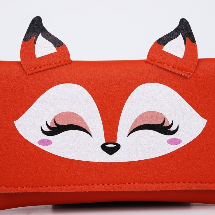 Сумка поясная конверт &laquo;Лисёнок&raquo; , 19х11 см