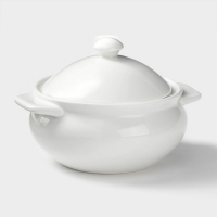 Горшок фарфоровый для запекания Wilmax, 350 мл, цвет белый Горшок фарфоровый для запекания Wilmax, 350 мл, цвет белый