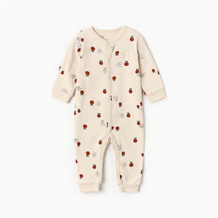 Комбинезон Крошка Я Oranges  р. 80-86, молочный