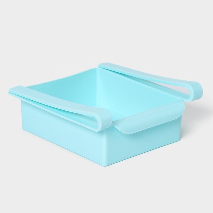 Полка подвесная в холодильник, 16×15,5×7 см, цвет МИКС Полка подвесная в холодильник, 16×15,5×7 см, цвет МИКС