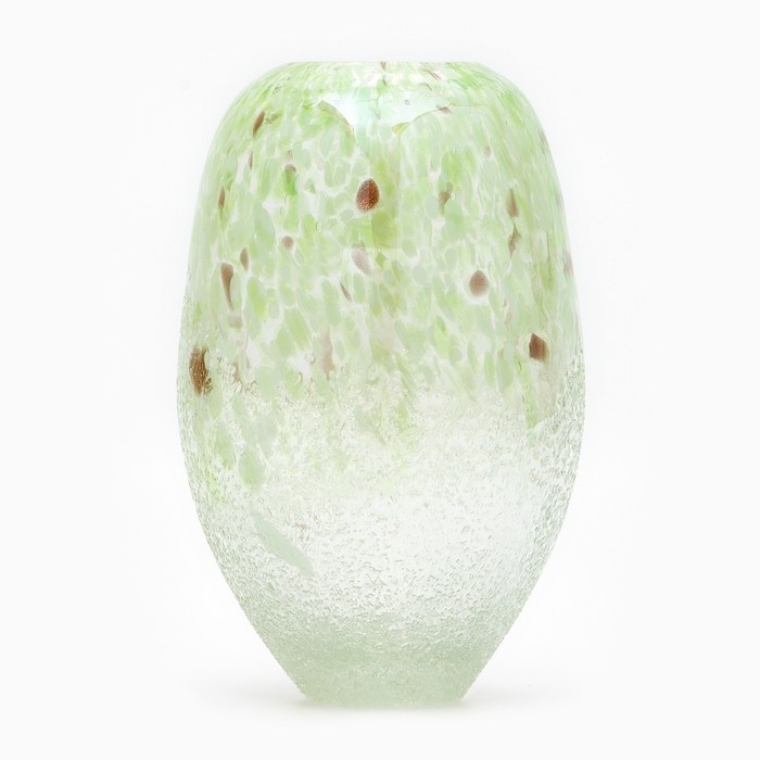 Ваза для цветов &laquo;Жасмин&raquo; из цветного стекла 23,5&times;15,5&times;15,5 см