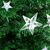 Ёлка фиброоптическая "Галактика" 180 см d нижнего яруса 90 см 220 веток Ёлка фиброоптическая "Галактика" 180 см d нижнего яруса 90 см 220 веток