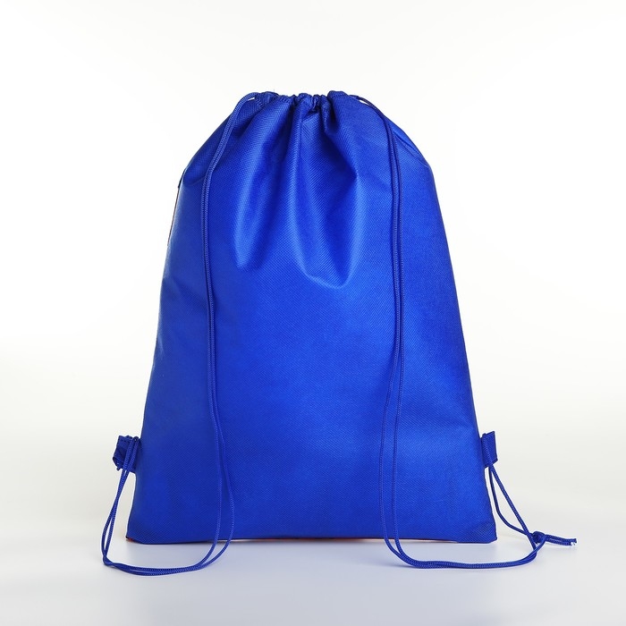 Мешок для обуви &laquo;Трактор&raquo;синий 30 х 40 см