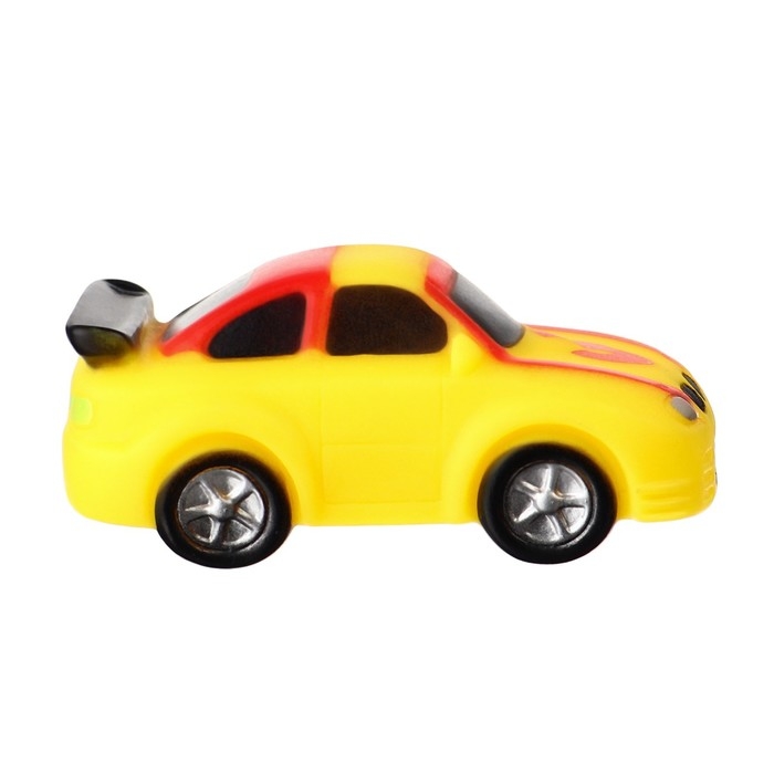 Резиновая игрушка для ванны &laquo;Гоночная машинка&raquo;, 8 см, виды МИКС Крошка Я