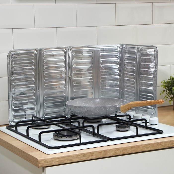 Защитное покрытие для газовой плиты Доляна, 84&times;32,5 см