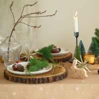 Скатерть новогодняя Этель &laquo;Новый год: Fir branches&raquo; 144х110см, 100%хл, 190г/м2