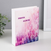 Фотоальбом на 200 фото 10х15 см "Лавандовое поле" МИКС 5х17,5х22,5 см
