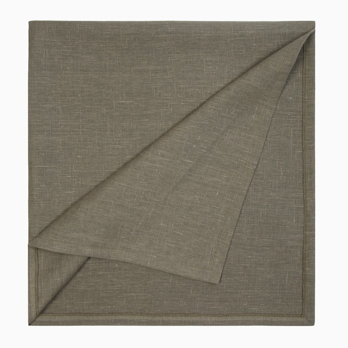 Скатерть Этель Linen collection green 145х110см, 100%лён 265 г/м2