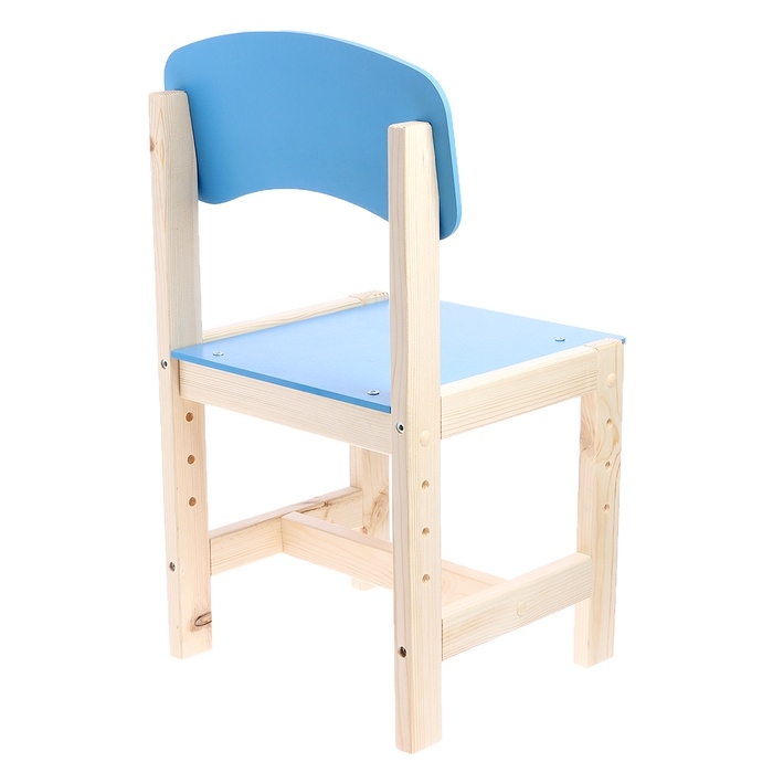 Стул деревянный регулируемый Стул деревянный регулируемый "Голубой" (0-2)