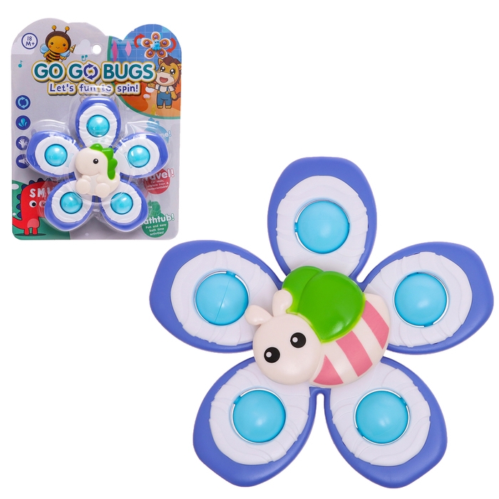 Спиннер для купания в ванной &laquo;Милые зверята&raquo;, на присоске, МИКС