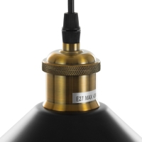 Светильник BayerLux "Грегори" 40Вт E27 черный 30x30x14-100 см Светильник BayerLux "Грегори" 40Вт E27 черный 30x30x14-100 см