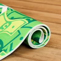 Лежак для бани с принтом "В баньке веник дороже денег" 150х50 см Лежак для бани с принтом "В баньке веник дороже денег" 150х50 см