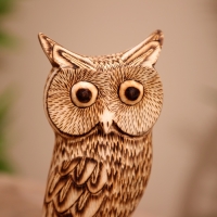 Сувенир "Сова" дерево 11х8х21 см