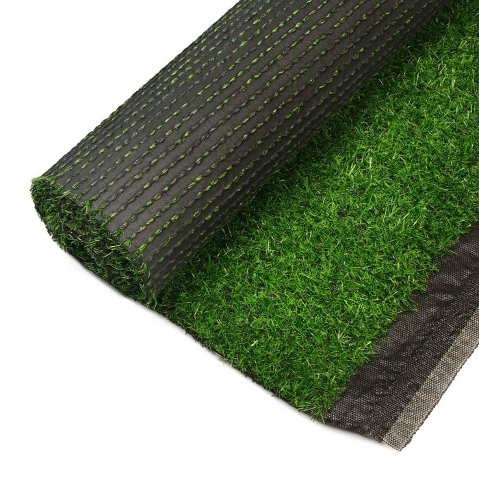 Газон искусственный, ворс 20 мм, 2 × 25 м, трёхцветный, тёмно-зелёный, Greengo Газон искусственный, ворс 20 мм, 2 × 25 м, трёхцветный, тёмно-зелёный, Greengo