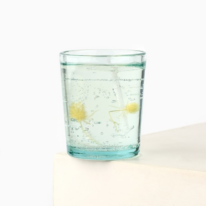 Свеча гелевая новогодняя в стакане с декором внутри «Новый год: Цветочнаяя» 5 х 5 х 6 см Свеча гелевая новогодняя в стакане с декором внутри «Новый год: Цветочнаяя» 5 х 5 х 6 см