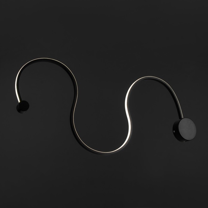 Бра Бра "Изгиб" LED 28Вт 4000К черный