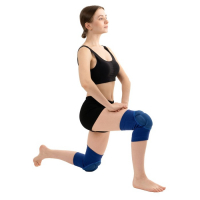 Наколенники волейбольные ONLYTOP, р. L, цвет синий Наколенники волейбольные ONLYTOP, р. L, цвет синий