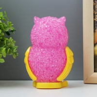 Ночник "Филин" LED RGB от батареек 3хLR44 МИКС 6х7х10см RISALUX