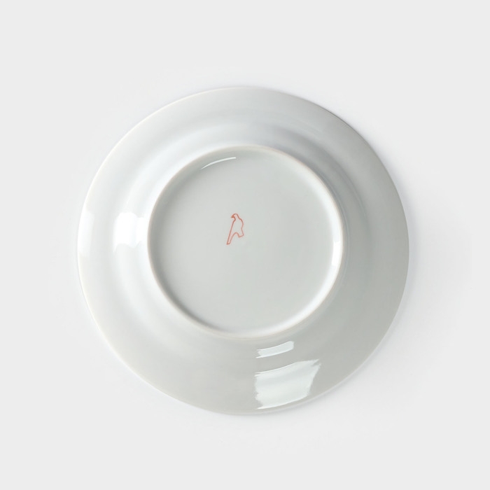 Тарелка &laquo;Оливки&raquo;, d=17,5 см, белая, фарфор