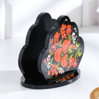 Салфетница &laquo;Солнышко&raquo;, хохлома