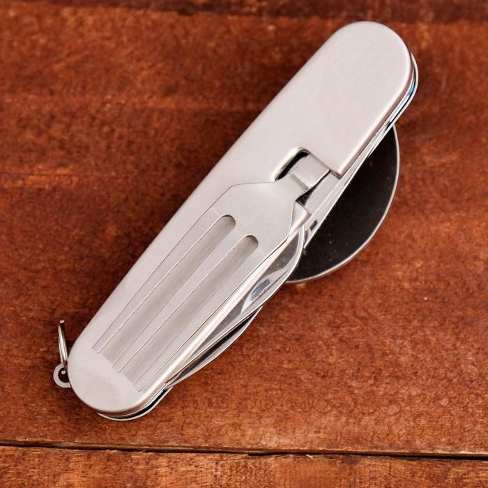 Набор туриста Набор туриста "Путешественник" 4в1: серебристый