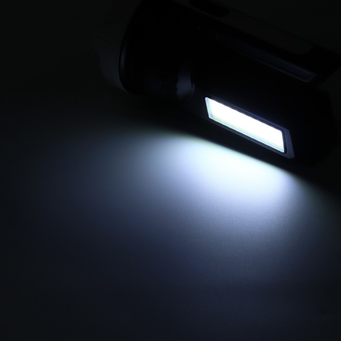 Фонарь светодиодный аккумуляторный ручной, 6 Вт, 1800 мАч, COB, солнечная батарея Фонарь светодиодный аккумуляторный ручной, 6 Вт, 1800 мАч, COB, солнечная батарея