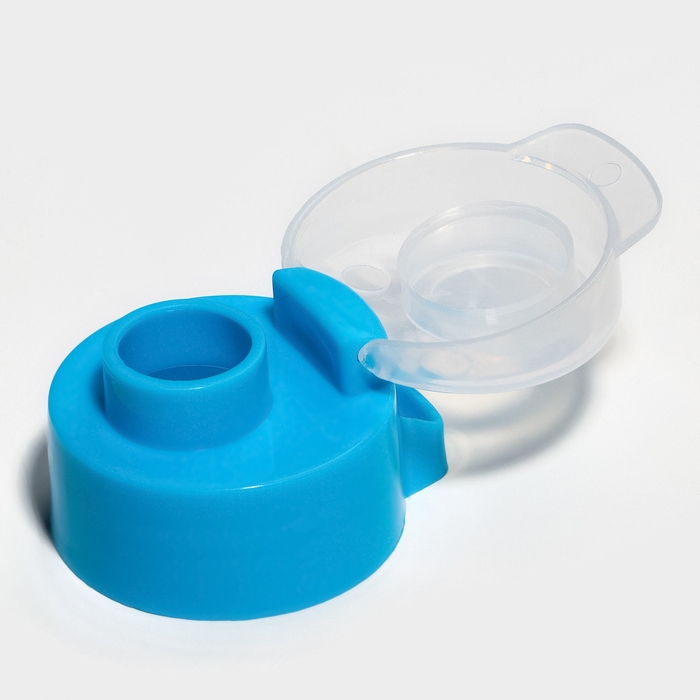 Бутылка для воды &laquo;Люби себя&raquo;, 600 мл, цвет голубой