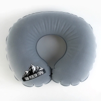 Подушка надувная &laquo;Горы&raquo;, цвет серый