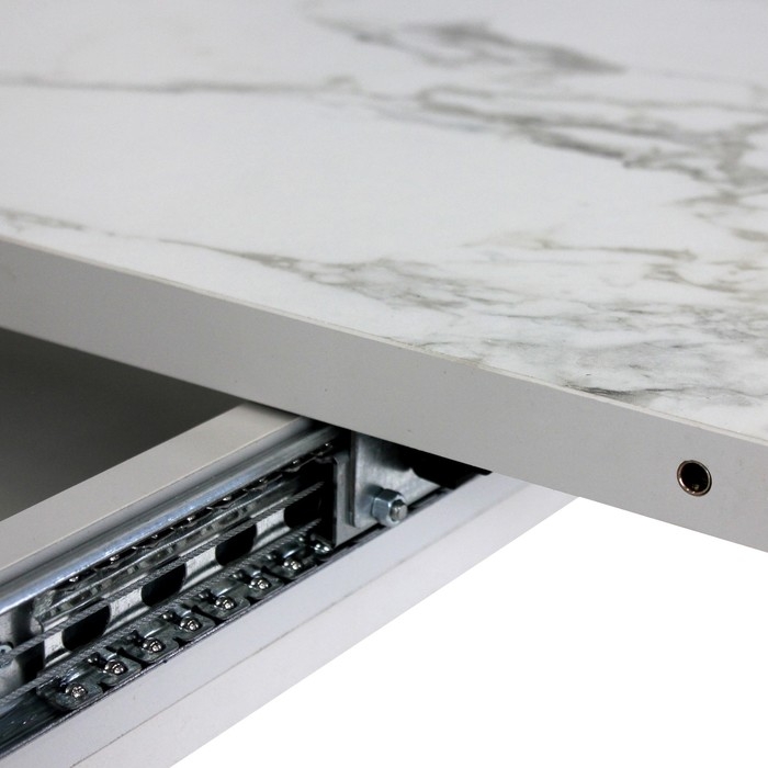 Стол кухонный раскладной Аврора, 1200(1600)х750х755, Сабия/Серый