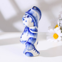 Сувенир &laquo;Пожарный&raquo;, 12 см, гжель