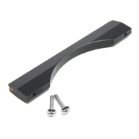 Ручка-скоба CAPPIO RSC032, м/о 128 мм, цвет черно-золотой