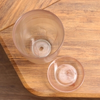 Горшок цветочный с поддоном №3 алебастр коричневый 1 л