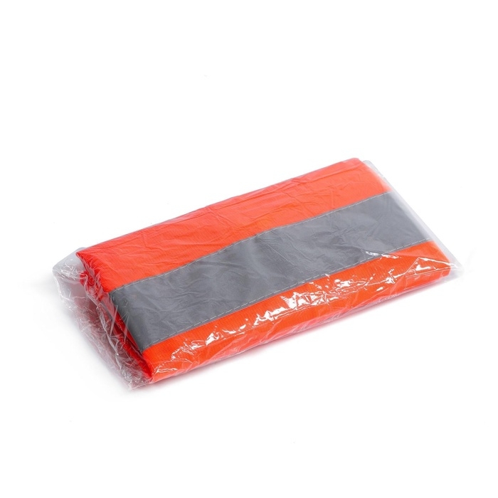 Жилет сигнальный, светоотражающий, оранжевый, 2 класс, размер 68&times;55 см, 60г/м2