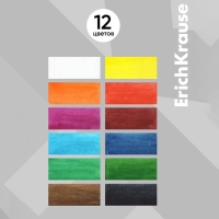 Акварель 12 цветов, ErichKrause, в мягком пластике, без кисти, экономичная упаковка, пакет с европодвесом Акварель 12 цветов, ErichKrause, в мягком пластике, без кисти, экономичная упаковка, пакет с европодвесом