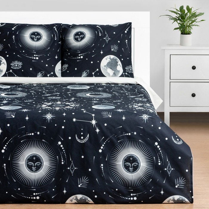 Постельное бельё Этель 1.5 сп &laquo;Эзотерика&raquo; 143х215 см, 150х214 см, 70х70 см - 2 шт